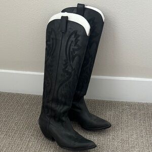 Jeffrey Campbell Black Heeled Boots